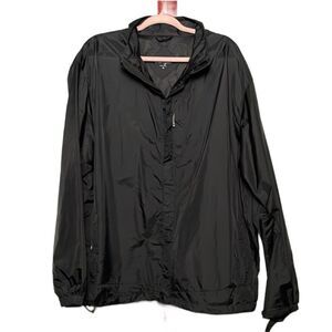Walter Hagen Men’s Black Windbreaker Lightweight Waterproof Jacket (Size: XL)